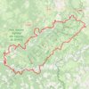 Entre Causses et vallées - Les 100 Km du Quercy GPS track, route, trail