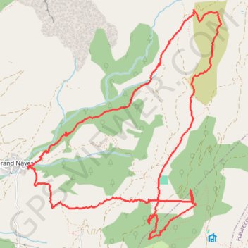 Grand Naves GPS track, route, trail
