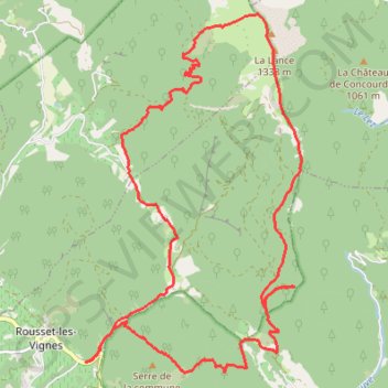 La Lance GPS track, route, trail