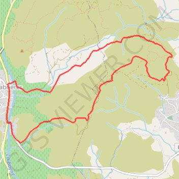 Salagou - Le Gouffre de Péret GPS track, route, trail