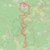 Col de Belle Barbe à aux Suviéres GPS track, route, trail