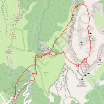 Dent de Crolles (38) GPS track, route, trail
