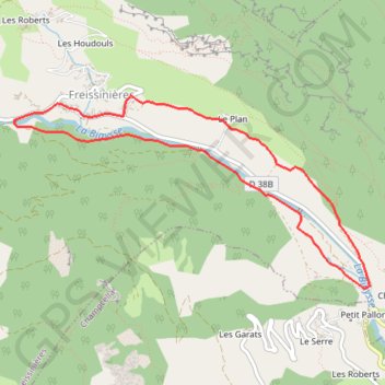 La Plaine de Freissinières GPS track, route, trail