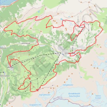 E101 2023 Umleitung Schynige Platte-Burg GPS track, route, trail