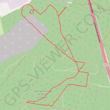 Les Brulins GPS track, route, trail