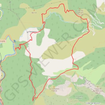 Madone d'Utelle, Depuis le Reveston (Vallée du Var) GPS track, route, trail