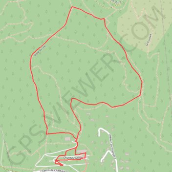 Châteauvallon - Ruisseau GPS track, route, trail