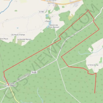 Alençon : La Forêt d'Écouves GPS track, route, trail