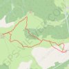 Tarascon Niaux Lapège Roc de Querquéou GPS track, route, trail
