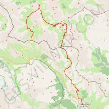 Lacs des Cerces GPS track, route, trail