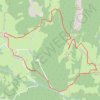 Bauges - Crêt du Char GPS track, route, trail