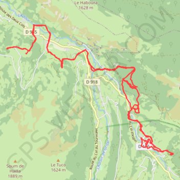Couraduque_soulor.gpx GPS track, route, trail