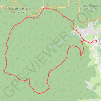Rougivile GPS track, route, trail