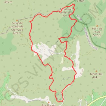 A montouilledeperillos GPS track, route, trail