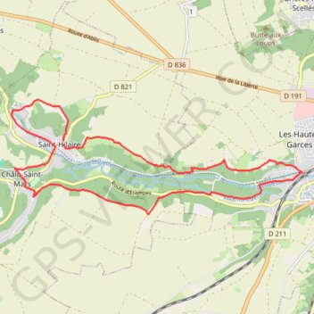 Saint Hilaire GPS track, route, trail