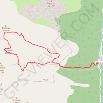 Pic d'Estribiella GPS track, route, trail