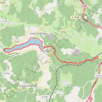 Circuit n°4 : La Vallée Sèche GPS track, route, trail