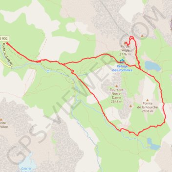 Le Pic de l'Aigle (ou presque) GPS track, route, trail