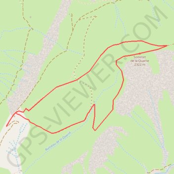 La Quarlie - Rando GPS track, route, trail