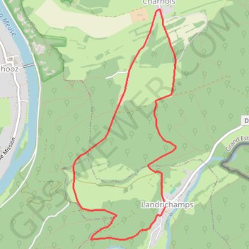 Balade en forêt Ardennaise GPS track, route, trail