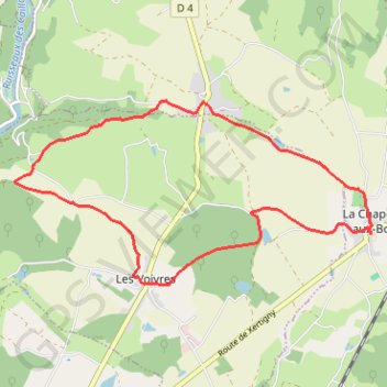 Chemins du Cœur des Vosges - Le Grand Bois GPS track, route, trail