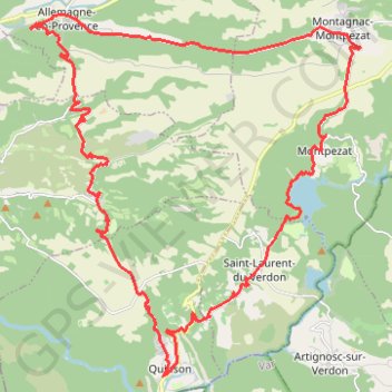 Basses Gorges GPS track, route, trail