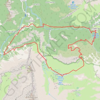 Samoëns, Petit Col d'Anterne GPS track, route, trail