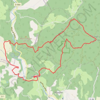 Larroque GPS track, route, trail