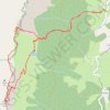 Rochers de la Peyrouse par les pas de Serre Brion et Etoupe (Vercors) GPS track, route, trail