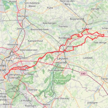 Sven Nys loop BDC GPS track, route, trail