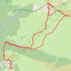Montious & Sommet du Jambet depuis Cazaux dessus (RKT) GPS track, route, trail