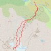 Pico Cordier : Voie normale versant NE par le refuge de la Rencluse GPS track, route, trail