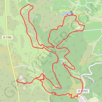 Lauret GPS track, route, trail