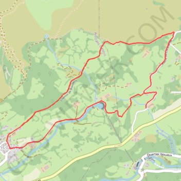 Sansous GPS track, route, trail