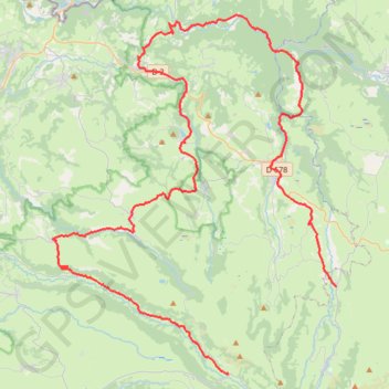 Samedi 20 mai (Après Midi) Le Falgoux à Cheylade GPS track, route, trail