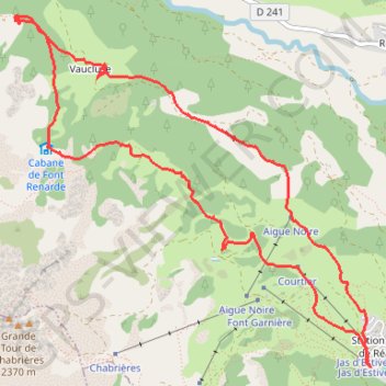 Cabane de Fontrenarde GPS track, route, trail