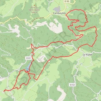 Pommarède GPS track, route, trail