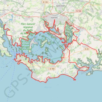 Golfe du Morbihan GPS track, route, trail