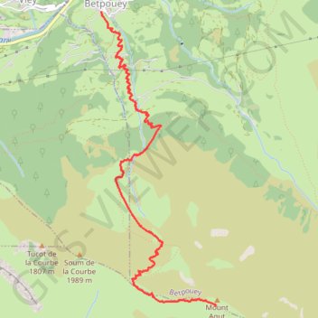Mount Agut GPS track, route, trail