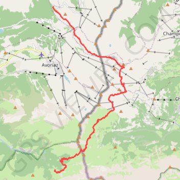 Bassachaux Chardonniere GPS track, route, trail