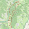 Le chamois du Mont de Vouan GPS track, route, trail