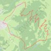 Rando croix d'alland GPS track, route, trail