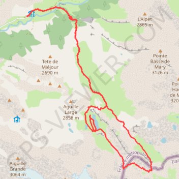Mary-Marinet GPS track, route, trail