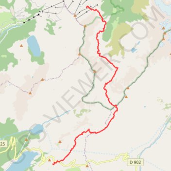 TB J3 refuge de la Rosselette-Plan Mya-16373717 GPS track, route, trail
