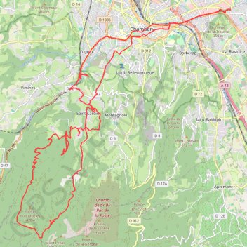 Chartreuse - Autour du Corbeley GPS track, route, trail