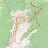 Granier en huit depuis la route du Col (Chartreuse) GPS track, route, trail