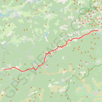 Grande Traversée de l'Hérault - itinéraire Sud - de Courniou à Mons-la-Trivalle GPS track, route, trail