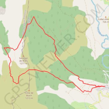 Tour de Breis GPS track, route, trail