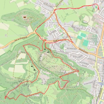 Marche de Dudelange GPS track, route, trail