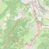 Descente entre Megève et Sallanches GPS track, route, trail